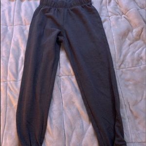 Dark gray sweatpants. Worn once.